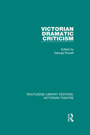 Victorian Dramatic Criticism book cover
