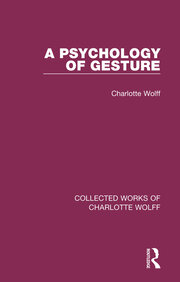 A Psychology of Gesture book cover