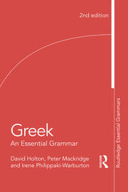 Greek: An Essential Grammar book cover