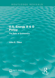 U.S. Energy R & D Policy: The Role of Economics book cover