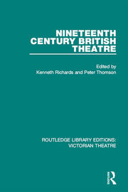 Nineteenth Century British Theatre book cover