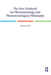 The New Yearbook for Phenomenology and Phenomenological Philosophy: Volume 2 book cover