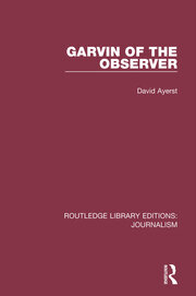 Garvin of the Observer book cover