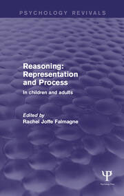 Reasoning: Representation and Process: In Children and Adults book cover