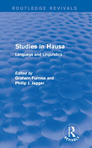 Studies in Hausa: Language and Linguistics book cover