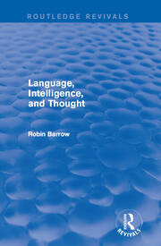 Language, Intelligence, and Thought book cover