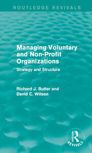 Managing Voluntary and Non-Profit Organizations: Strategy and Structure book cover