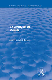 An Analysis of Morals book cover