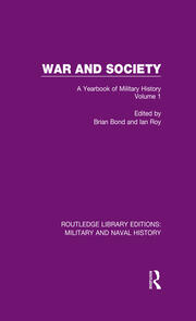 War and Society Volume 1: A Yearbook of Military History book cover