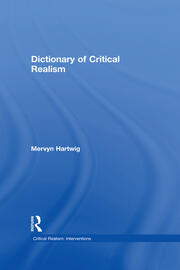 Dictionary of Critical Realism book cover