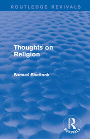 Thought on Religion (Routledge Revivals) book cover