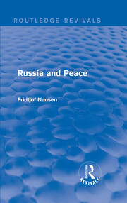 Russia and Peace (Routledge Revivals) book cover