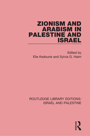Zionism and Arabism in Palestine and Israel book cover
