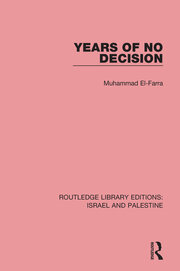 Years of No Decision book cover