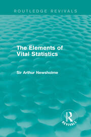 The Elements of Vital Statistics (Routledge Revivals) book cover