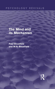The Mind and its Mechanism book cover