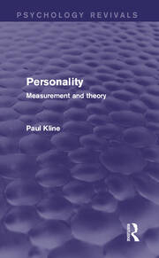 Personality: Measurement and Theory book cover