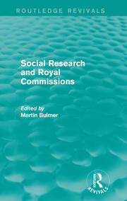 Social Research and Royal Commissions (Routledge Revivals) book cover