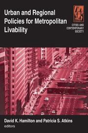 Urban and Regional Policies for Metropolitan Livability book cover
