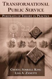 Transformational Public Service: Portraits of Theory in Practice book cover