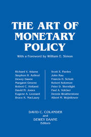 The Art of Monetary Policy book cover