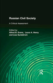 Russian Civil Society: A Critical Assessment: A Critical Assessment book cover
