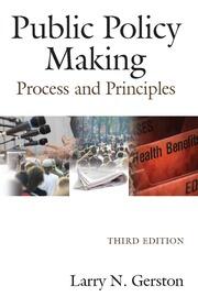 Public Policy Making: Process and Principles book cover