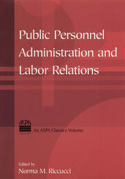Public Personnel Administration and Labor Relations book cover