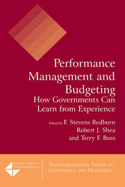 Performance Management and Budgeting: How Governments Can Learn from Experience book cover