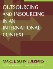 Outsourcing and Insourcing in an International Context book cover