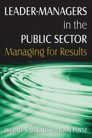 Leader-Managers in the Public Sector: Managing for Results book cover