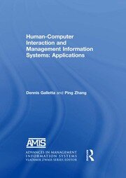 Human-Computer Interaction and Management Information Systems: Applications. Advances in Management Information Systems book cover