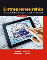 Entrepreneurship: Venture Initiation, Management and Development book cover