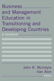 Business and Management Education in Transitioning and Developing Countries: A Handbook book cover