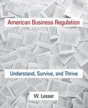 American Business Regulation: Understand, Survive and Thrive book cover
