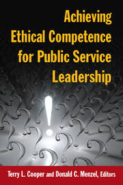 Achieving Ethical Competence for Public Service Leadership book cover