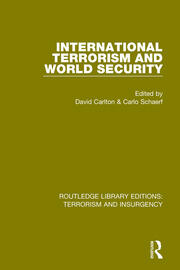 International Terrorism and World Security (RLE: Terrorism & Insurgency) book cover
