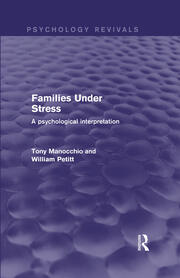 Families Under Stress: A Psychological Interpretation book cover