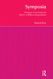 Symposia: Dialogues Concerning the History of Biblical Interpretation book cover