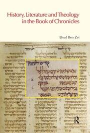History, Literature and Theology in the Book of Chronicles book cover