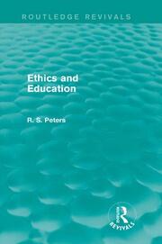 Ethics and Education (REV) RPD book cover