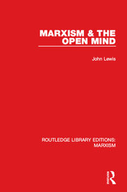 Marxism and the Open Mind book cover