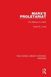 Marx's Proletariat: The Making of a Myth book cover