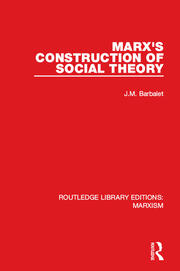 Marx's Construction of Social Theory book cover