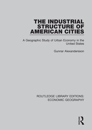 The Industrial Structure of American Cities book cover