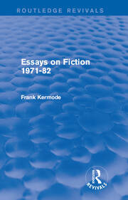 Essays on Fiction 1971-82 (Routledge Revivals) book cover