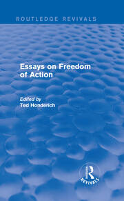 Essays on Freedom of Action (Routledge Revivals) book cover