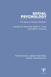 Social Psychology: The Study of Human Interaction book cover