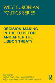 Decision making in the EU before and after the Lisbon Treaty book cover