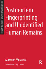 Postmortem Fingerprinting and Unidentified Human Remains book cover